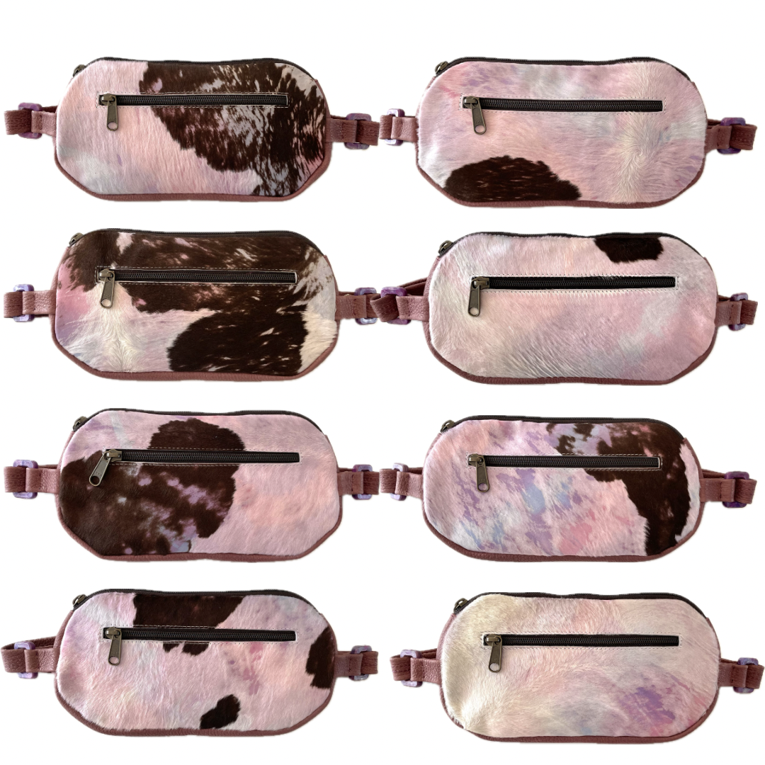 Painted Desert Repurposed Leather Banana Bag