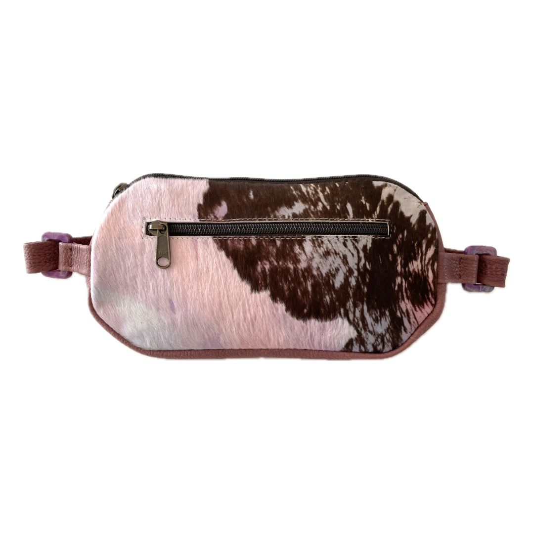 Painted Desert Repurposed Leather Banana Bag