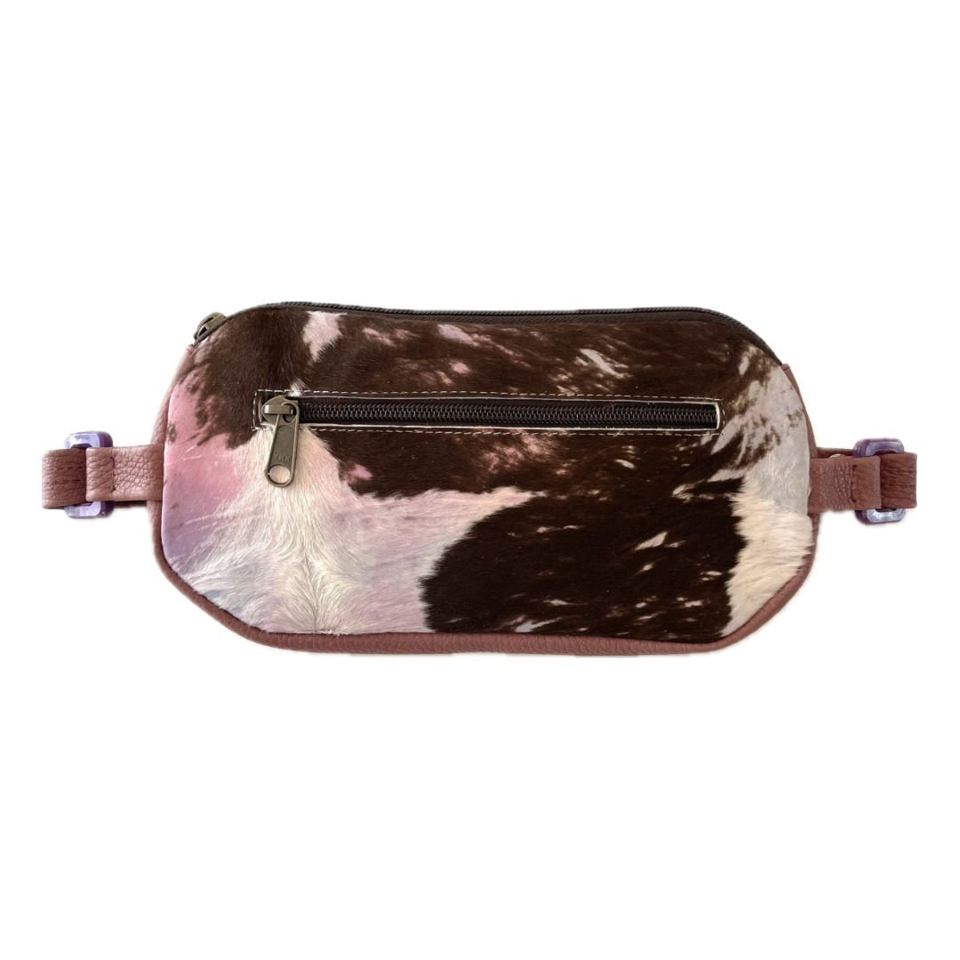 Painted Desert Repurposed Leather Banana Bag