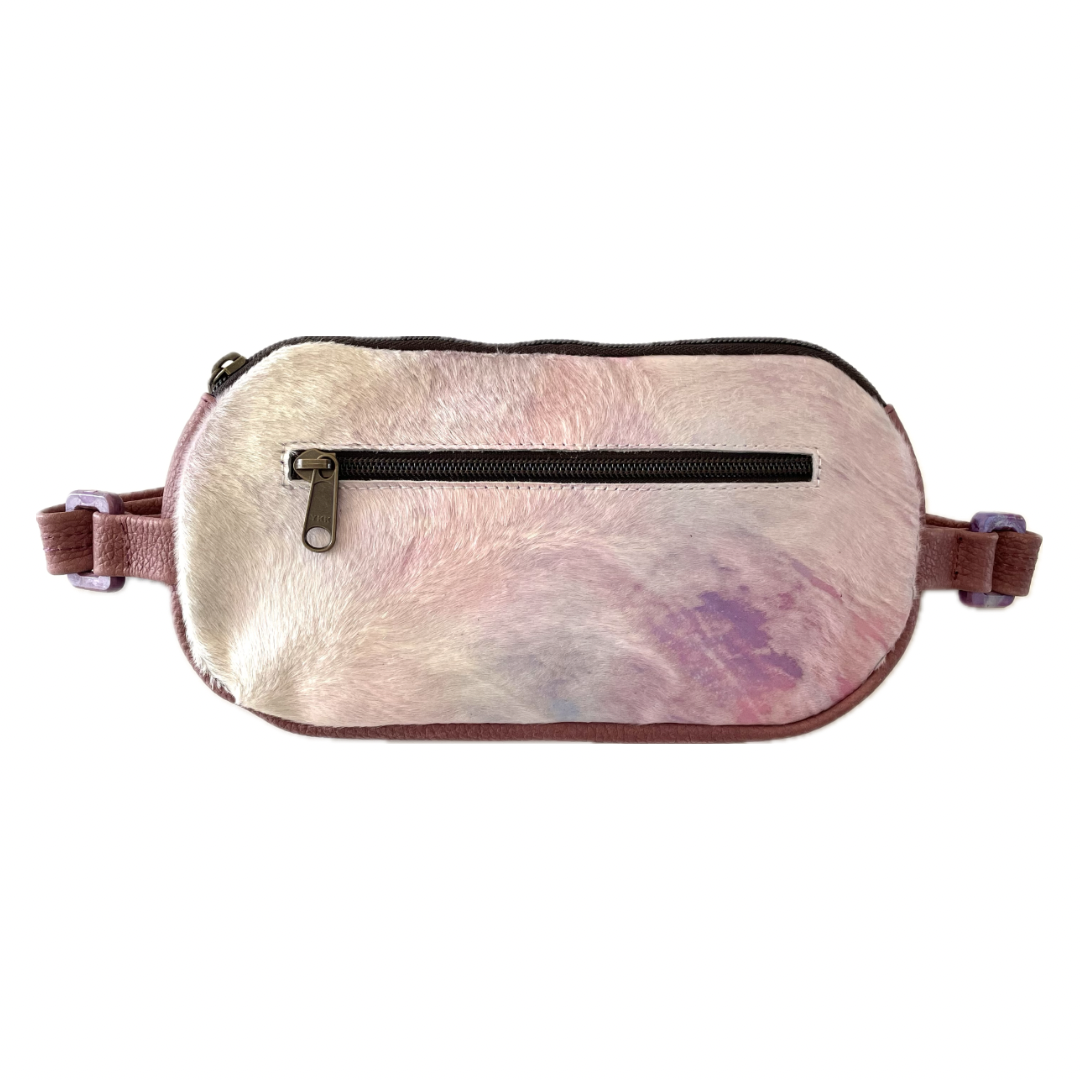 Painted Desert Repurposed Leather Banana Bag