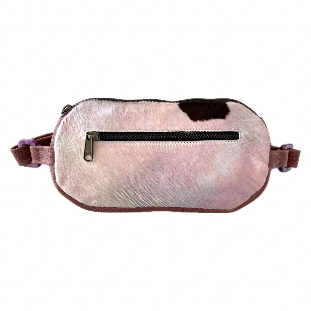 Painted Desert Repurposed Leather Banana Bag