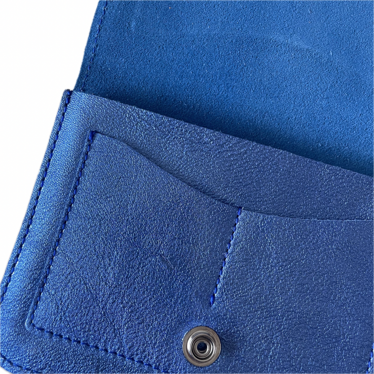 Iridescent Sky Repurposed Leather Passport Wallet
