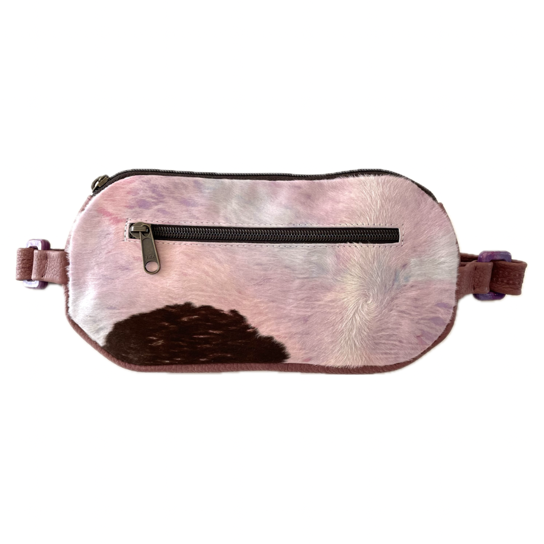 Painted Desert Repurposed Leather Banana Bag