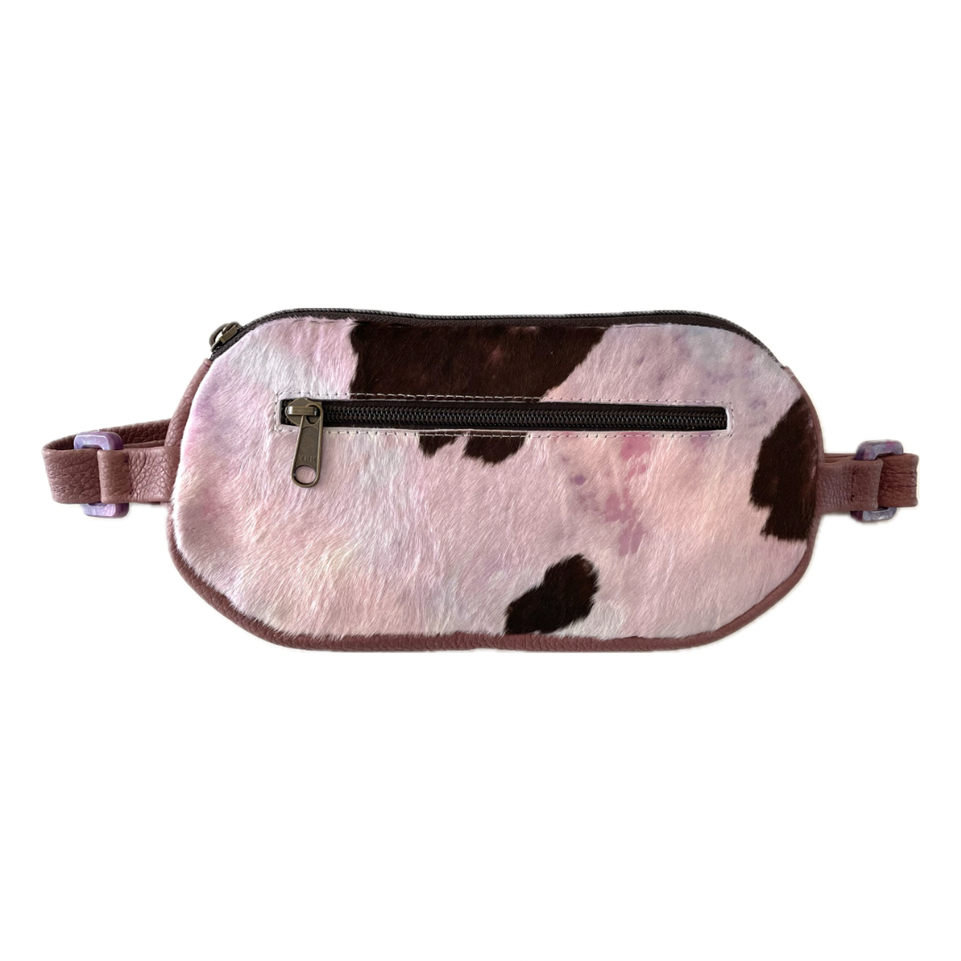 Painted Desert Repurposed Leather Banana Bag