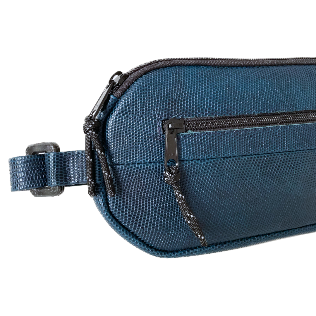 Eclectic Lizzard Repurposed Leather & Recycled Plastics Banana Bag