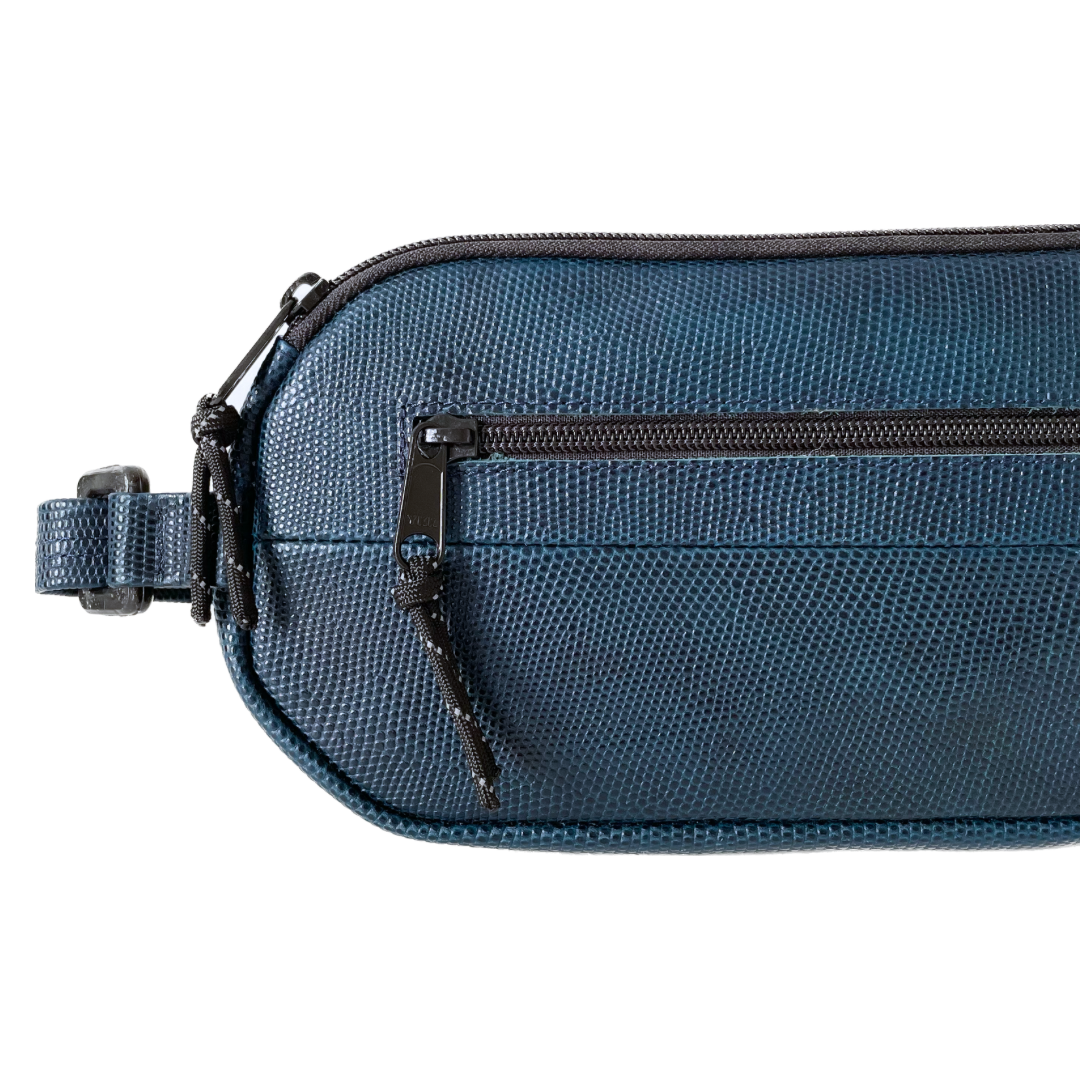 Eclectic Lizzard Repurposed Leather & Recycled Plastics Banana Bag