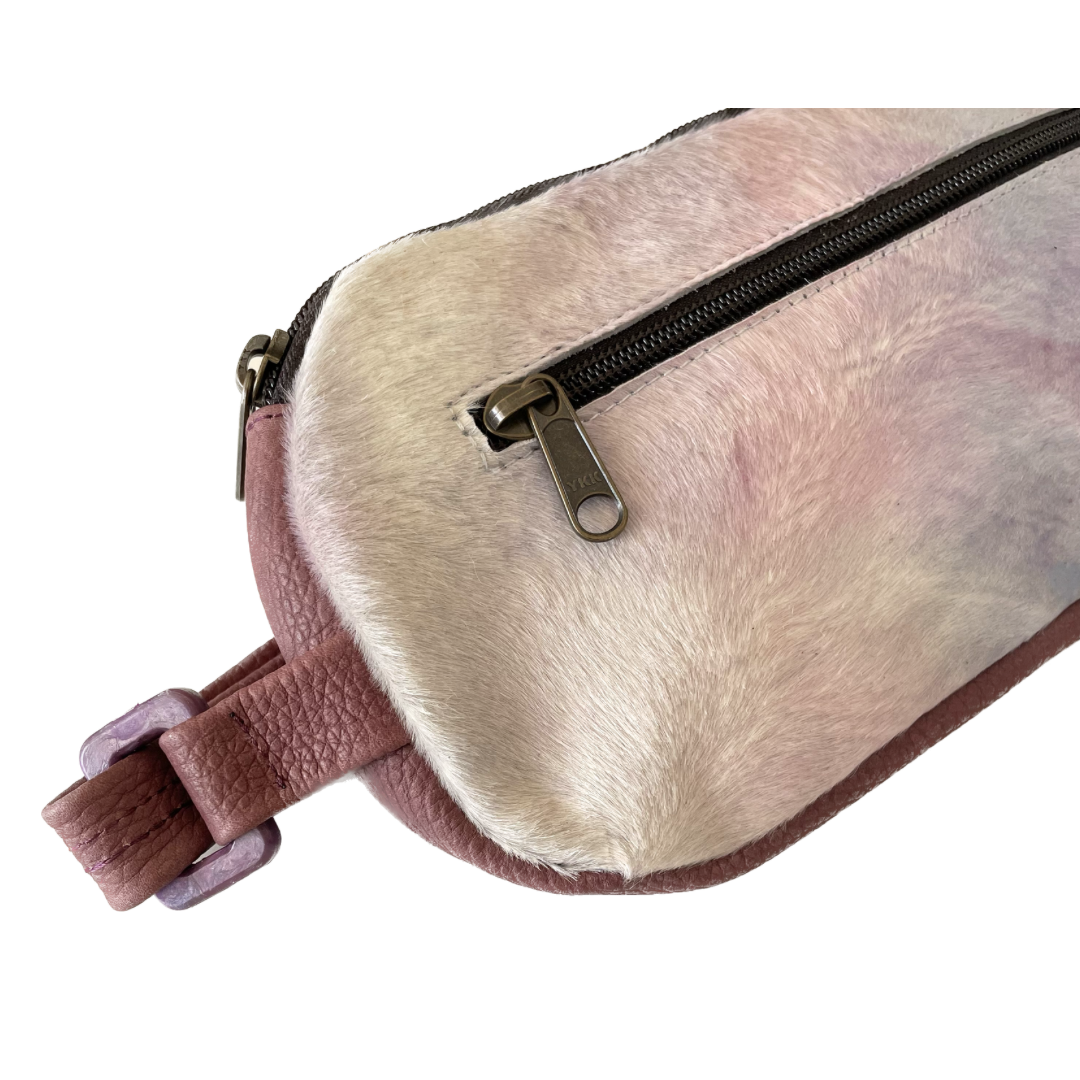 Painted Desert Repurposed Leather Banana Bag