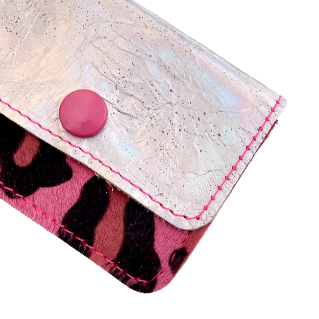 Iridescent Cheetah Coinpurse Cardholder